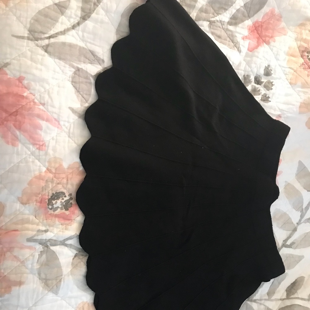 Black flowy skirt